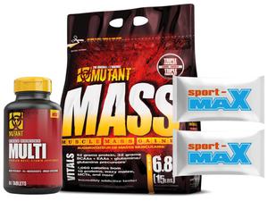 PVL MUTANT MASS 6800 g + PVL MUTANT Core Multi 60 tabs + 2 PRBKI - 2856499407