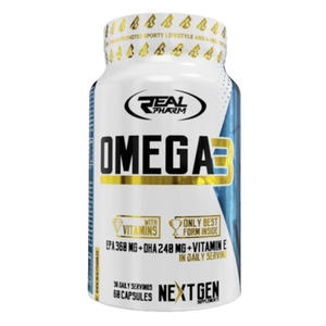 REAL PHARM Omega 3 1000mg 60 kaps. - 2856739546