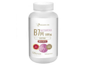 PROGRESS LABS Biotyna witamina B7 H 5000mg + Inulina 120 kaps - 2857419138