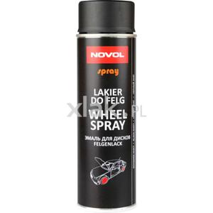 Lakier do felg NOVOL Wheel Spray czarny matowy 500ml - 2859538142