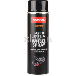 Lakier do felg NOVOL Wheel Spray czarny poysk 500ml - 2859538143