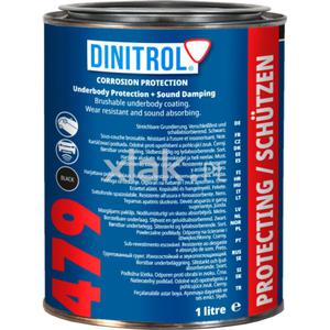 Powoka bitumiczna DINITROL 479 rodek antykorozyjny Czarny 1L - 2859539079