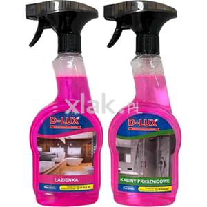 Zestaw do mycia azienki i kabin D-LUX Spray 2 x 500ml - 2873320272