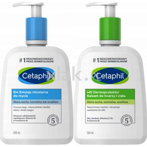 Zestaw CETAPHIL EM Emulsja i MD Dermoprotektor 2 x 500ml - 2873320279