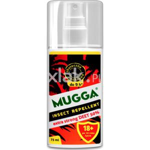 Spray na komary kleszcze muchy MUGGA Extra Strong DEET 50% - 2875015276