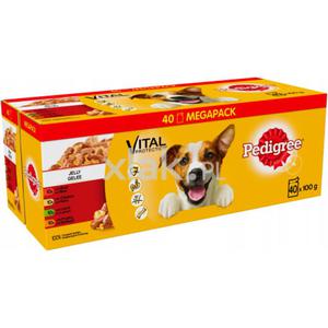 Mokra karma PEDIGREE Vital Adult Mix smakw 40 x 100g - 2875881701