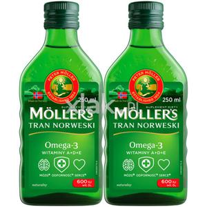 Tran norweski Mollers Gold Omega-3 Naturalny suplement 500ml - 2876100111