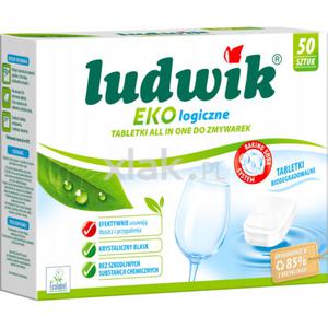 Tabletki eko do zmywarki LUDWIK Ekologiczne All in One 50 szt. - 2876302709