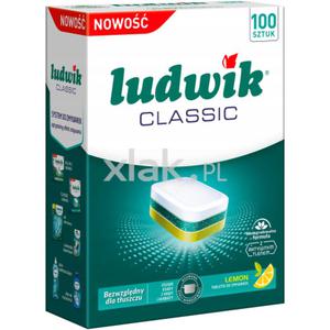 Tabletki do zmywarki LUDWIK Classic Lemon Cytrynowe 100 szt. - 2877828144