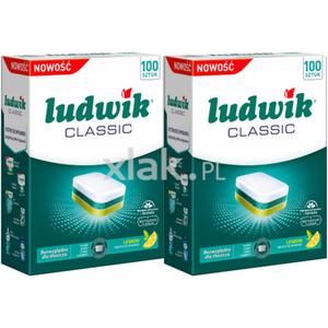 Tabletki do zmywarki LUDWIK Classic Lemon Cytrynowe 200 szt. - 2877828145