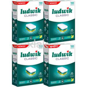 Tabletki do zmywarki LUDWIK Classic Lemon Cytrynowe 400 szt. - 2877828146