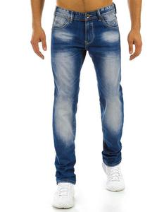 Spodnie jeansowe mskie niebieskie (ux0886)