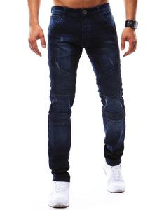 Spodnie jeansowe mskie granatowe (ux0913) - 2850539711