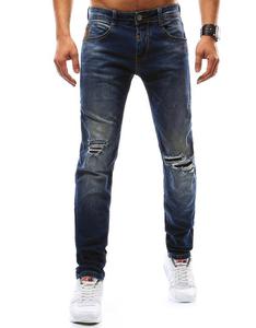 Spodnie jeansowe mskie niebieskie (ux0921) - 2850539722