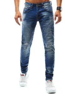 Spodnie jeansowe mskie niebieskie (ux0928) - 2850539730
