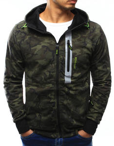 Bluza mska rozpinana woodland camo (bx3077) - Woodland camo ciemny