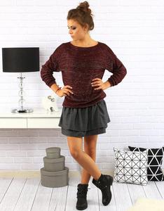 Sweter Victoria bordowy (my0158) - Bordowy - 2857594451