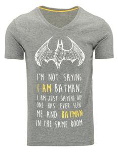 T-shirt mski Batman antracytowy (rx1483) - Antracytowy - 2823371047