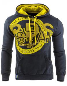 Bluza mska grafitowa (bx1702) - Grafit - 2823372577