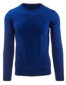 Sweter mski granatowy (wx0751) - Granatowy - 2823372854