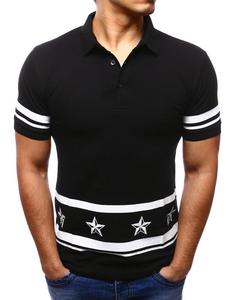 Koszulka polo czarna (px0078) - Czarny - 2823372894