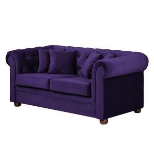 HARTLEY sofa 2 osobowa - fioletowy - 2853270859