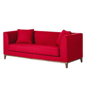 LILY nowoczesna sofa 3 os. - czerwony - 2848950244