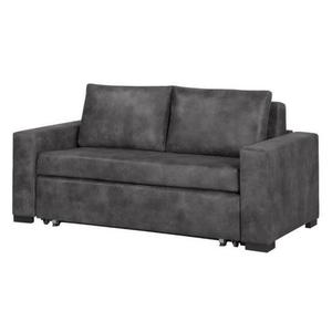 DERRY sofa dwuosobowa 140 cm - grafitowy - 2850422933