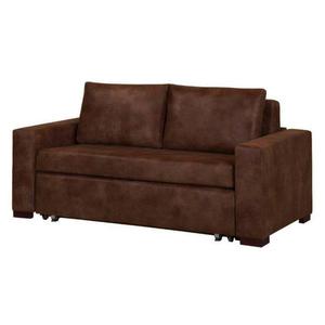 DERRY sofa dwuosobowa 140 cm - brzowy - 2850422934