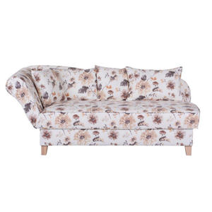 ENNIS kremowa sofa w kwiaty - wielokolorowe - 2823201836