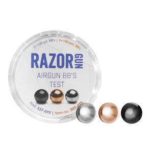 rut BBs RazorGun TEST (Black, Silver, Gold) 4,46 mm 3x100 szt. - 2859730802