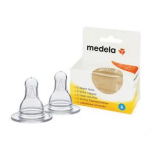 Medela smoczki do butelki /2szt rozm.S Smoczki do stosowania po okresie karmienia piersi - 2872951390