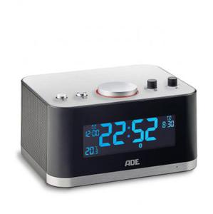 ADE CK1706 Nowoczesny budzik multimedialny z gonikiem Bluetooth i radiem - 2872952175