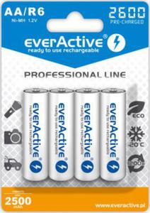 everActive Professional Line R6/AA Akumulator Ni-MH 2600 mAh opakowanie 4 szt. - 2872952201