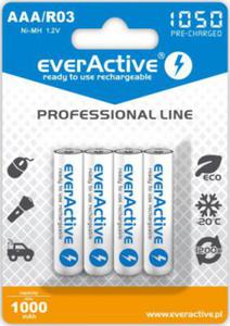 everActive Professional Line R03 AAA Akumulator Ni-MH 1050 mAh opakowanie 4 szt. blister - 2872952202