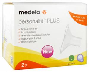 MEDELA Wielorazowe lejki Personal Fit Plus rozmiar L (27mm)/ 2 szt. Wielorazowe lejki do zestawu Sym - 2872953493