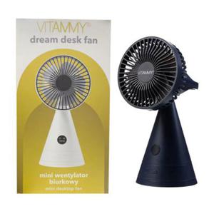 VITAMMY dream desk fan granatowy Mini wentylator biurkowy - 2876004862