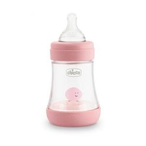 CHICCO PERFECT5 150 ML 0M+ GIRL BUTELKA ANTYKOLKOWA SMOCZEK SILIKONOWY, PRZEPYW WOLNY - 2872953584