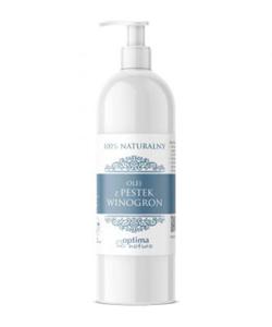 Naturalny olej z pestek winogron Olej do skry z pestek winogron Optima Natura 400 ml - 2872954041