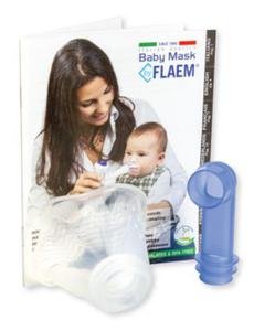 Maska dla dzieci 1-3 lat do inhalatora FLAEM Silikonowa maseczka do nebulizacji - 2875530530