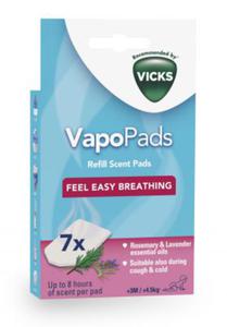 VICKS VapoPads VBR7 Rozmaryn z Lawend Pediatryczne wkadki zapachowe rozmaryn z lawend / opk. 7 s - 2875530572