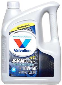 VALVOLINE SYNPOWER 4T 10W50 HC Full syntetyk olej motocyklowy silnikowy 4L VALVOLINE SYNPOWER 4T...
