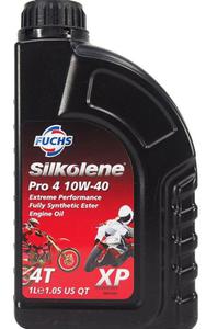 Fuchs SILKOLENE PRO 4 10W40 XP 4T ESTER 100% syntetyczny motocyklowy olej silnikowy 1L FUCHS Silkolene oleje silnikowe w SUPER CENACH w sklepie motocyklowym MOTORUS.PL - 2859913228