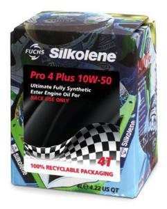 SILKOLENE PRO 4 PLUS 10W50 4T RACING syntetyczny ESTER olej motocyklowy 4L SILKOLENE PRO 4 PLUS 10W50 4T RACING syntetyczny ESTER olej motocyklowy 4L MOTORUS.PL - 2865709965