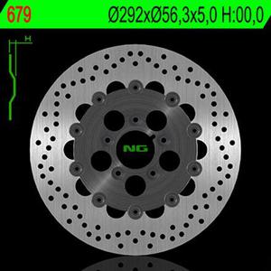 NG679 motocyklowa tarcza hamulcowa PRZD HARLEY-DAVIDSON PYWAJCA (292x56,3x5) NG TARCZA HAMULCOWA PRZD HARLEY-DAVIDSON 883/1200/1340/1450/1584/1690/1802 PYWAJCA (292x56,3x5) (5x8,5mm) MOTORUS.PL - 2822432200