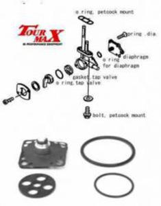 TOURMAX zestaw naprawczy kranika Yamaha XV535 Virago 89-03 TOURMAX zestawy naprawcze kranika...