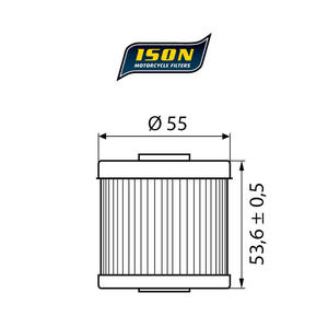 ISON 123 motocyklowy filtr oleju HF123 ISON filtry oleju do motocykli jak HifloFiltro w sklepie motocyklowym MOTORUS.PL - 2822433389