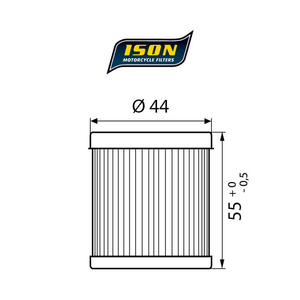 ISON 132 motocyklowy filtr oleju HF132 ISON filtry oleju do motocykli jak HifloFiltro w sklepie motocyklowym MOTORUS.PL - 2822433391