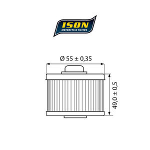 ISON 145 motocyklowy filtr oleju HF145 APRILIA PEGASO DERBI MULHACEN MZ/MUZ BAGHIRA, MASTIFF, SKORPION SACHS ROADSTER YAMAHA BT, FZR, MT-03, SR, S ISON filtry oleju do motocykli jak HifloFiltro w sklepie motocyklowym MOTORUS.PL - 2822433400