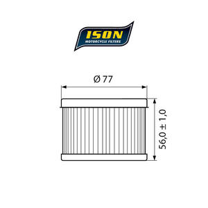 ISON 401 motocyklowy filtr oleju HF401 ISON filtry oleju do motocykli jak HifloFiltro w sklepie motocyklowym MOTORUS.PL - 2822433417